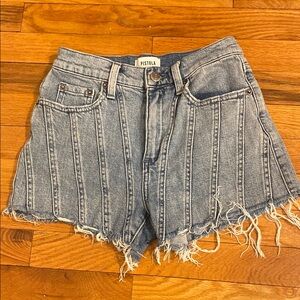 Pistola Women's Blue Denim Shorts